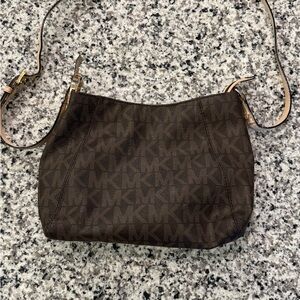 Michael Kors Dark Brown Crossbody Bag
